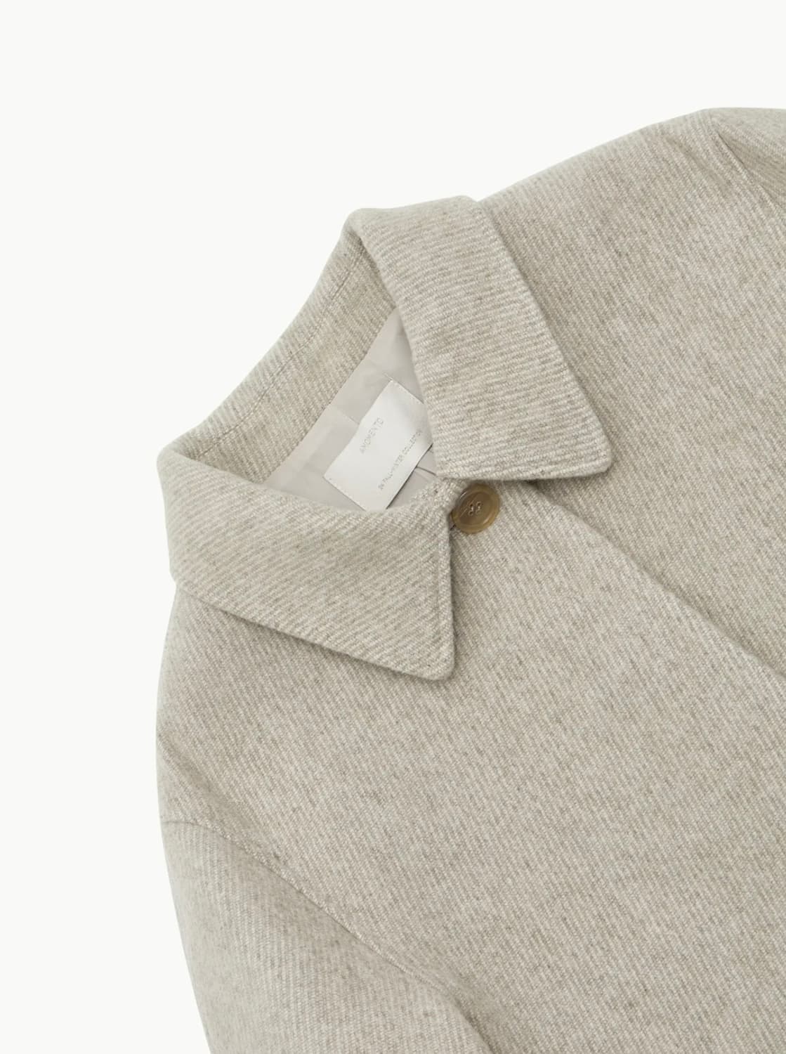 아모멘토 아워글래스 하프코트 베이지 상품이미지2