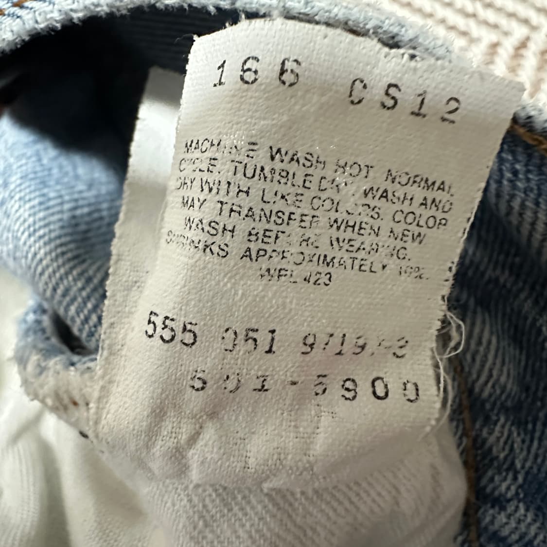 LEVI'S 501XX 90's usa made jeans 상품이미지4