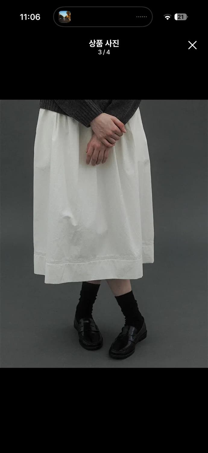 페세스 PECES flores cotton skirt 플로레 코튼 스커트 상품이미지3