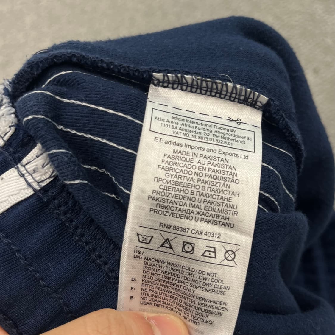 M 아디다스 슈퍼스타 네이비 트랙팬츠 상품이미지7