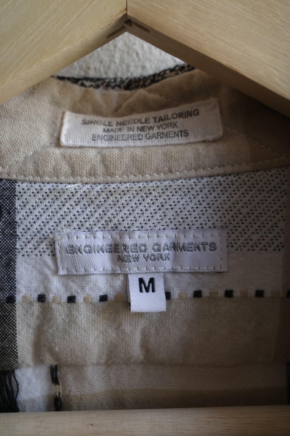 엔지니어드 가먼츠 패턴 블록 셔츠 상품이미지9