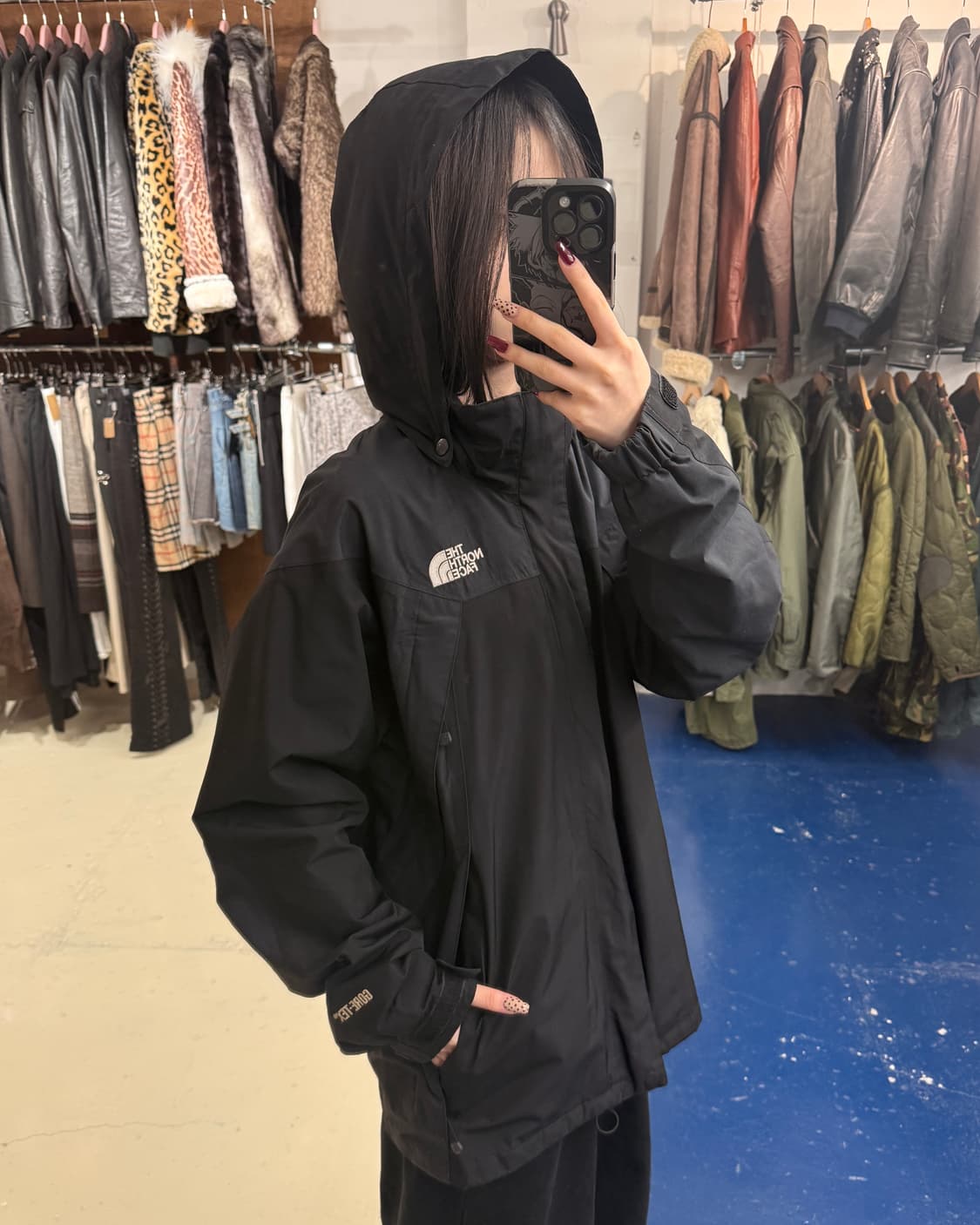 TnF 노스페이스 고어텍스 블랙 바람막이 상품이미지3