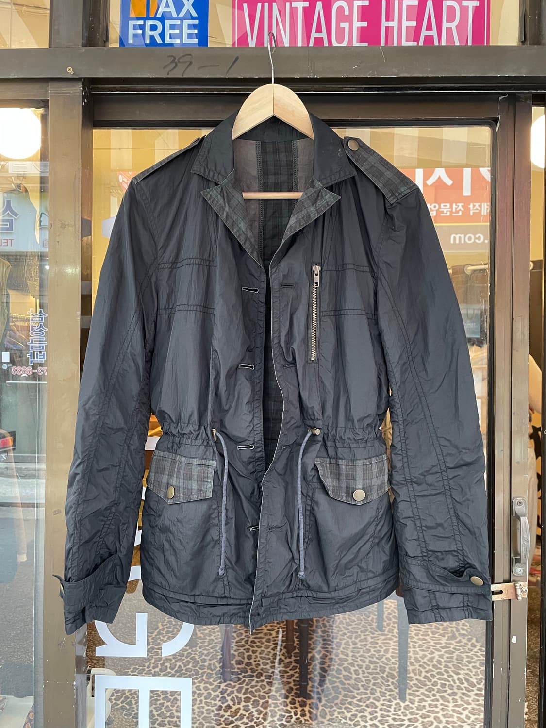 체크 스트링 필드자켓 [무배] 상품이미지6