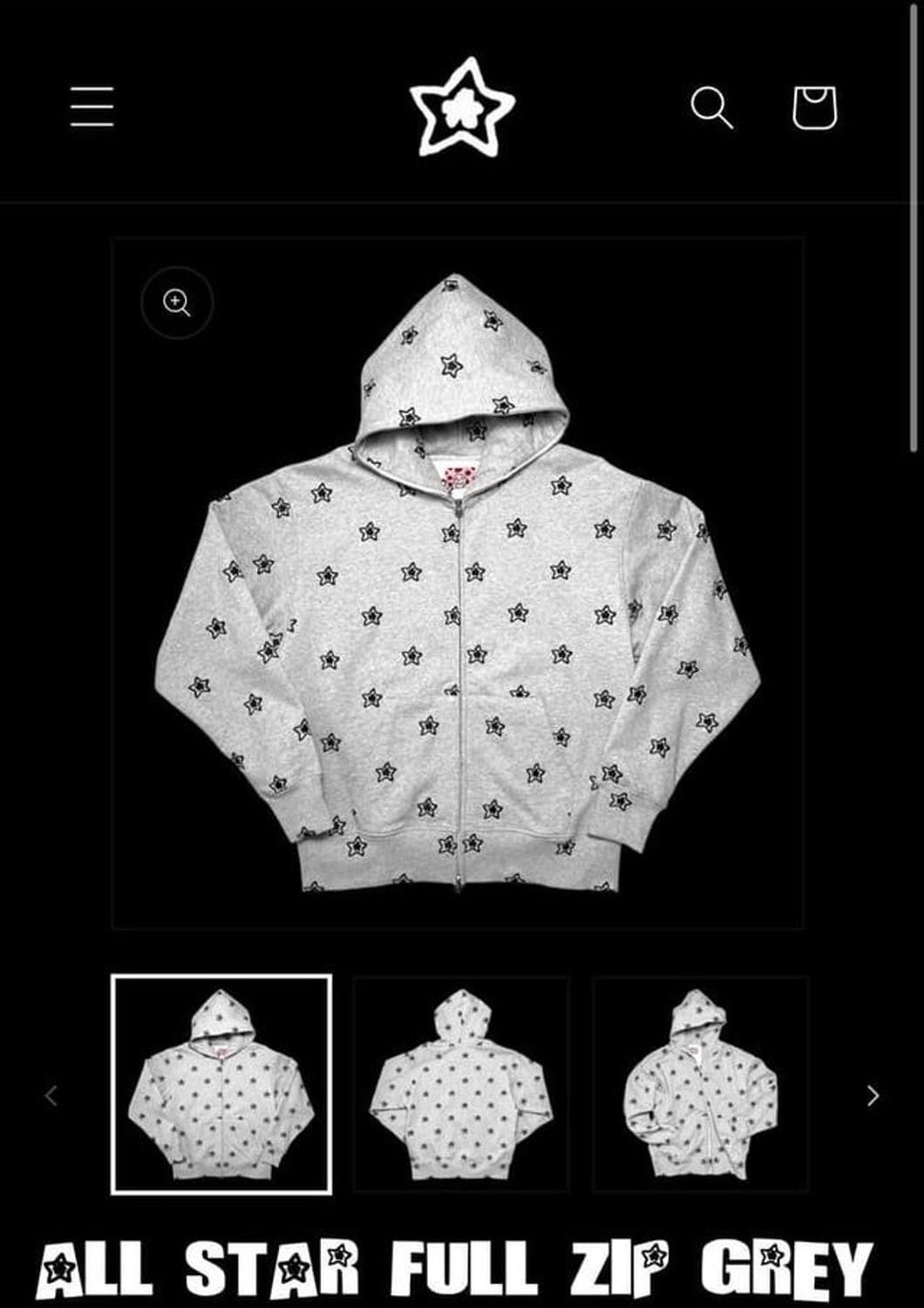 스타팀 별 후드 L 상품이미지1