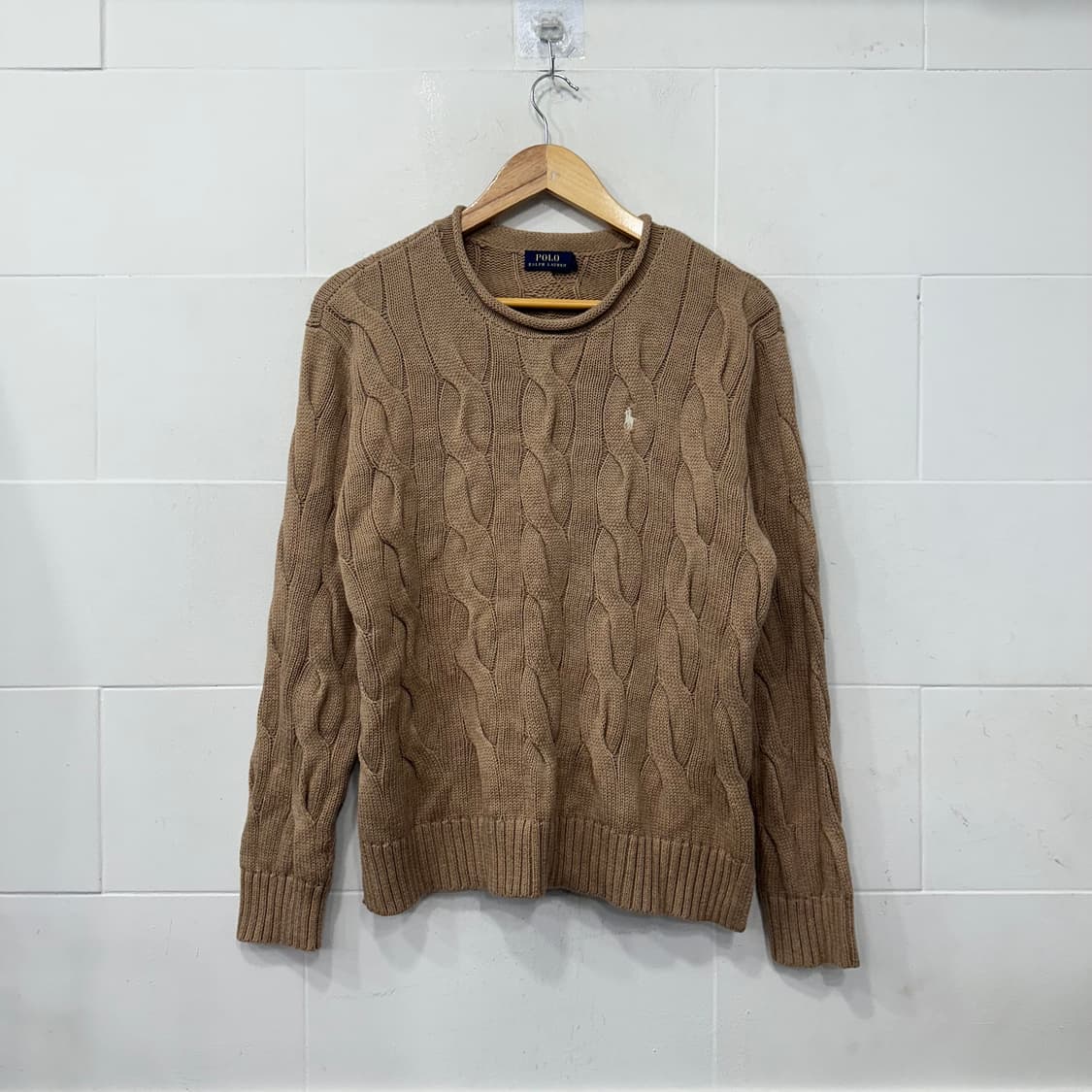 폴로 랄포로렌 코튼 케이블 니트 상품이미지1