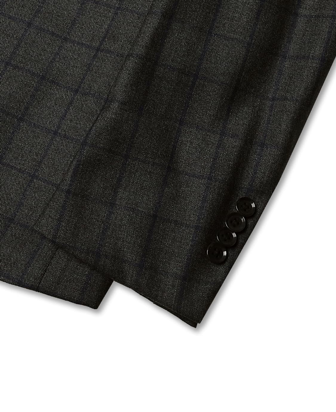 링자켓 [Ring Jacket] 블랙 라벨 울 체크 재팬 나폴리 수트 상품이미지4