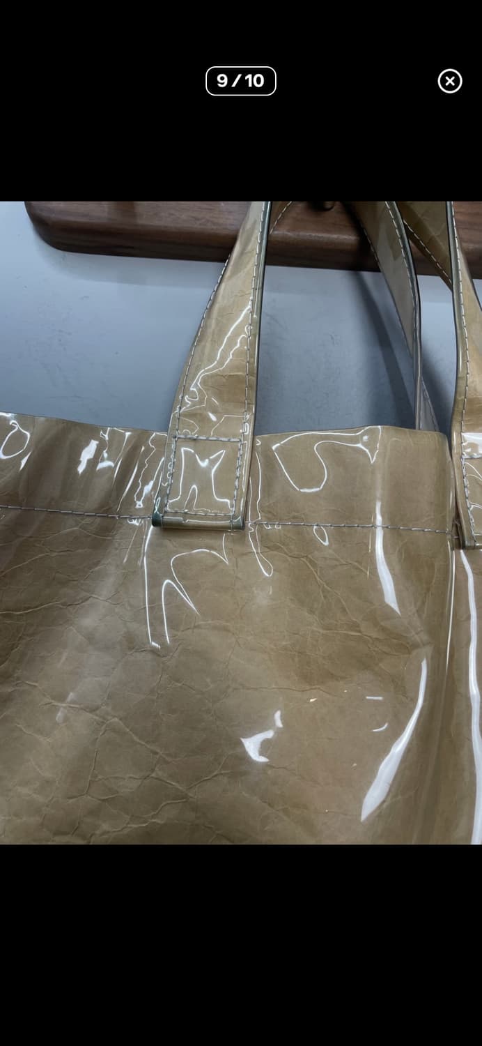 꼼데가르송 PVC 페이퍼 쇼퍼백 상품이미지8