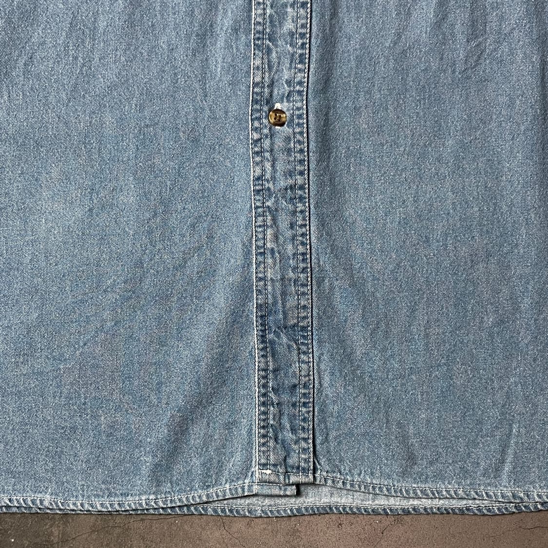 PEREGRINE BAY 빈티지 다운버튼 코튼 데님 셔츠 A00753 상품이미지5