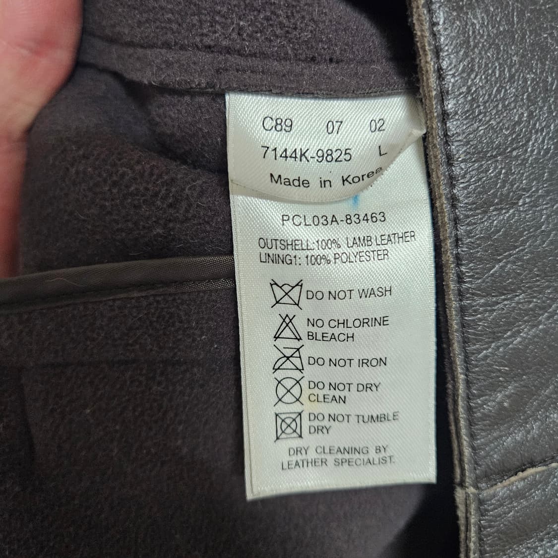 리바이스 레드탭 램스킨 양가죽 자켓 100 상품이미지7