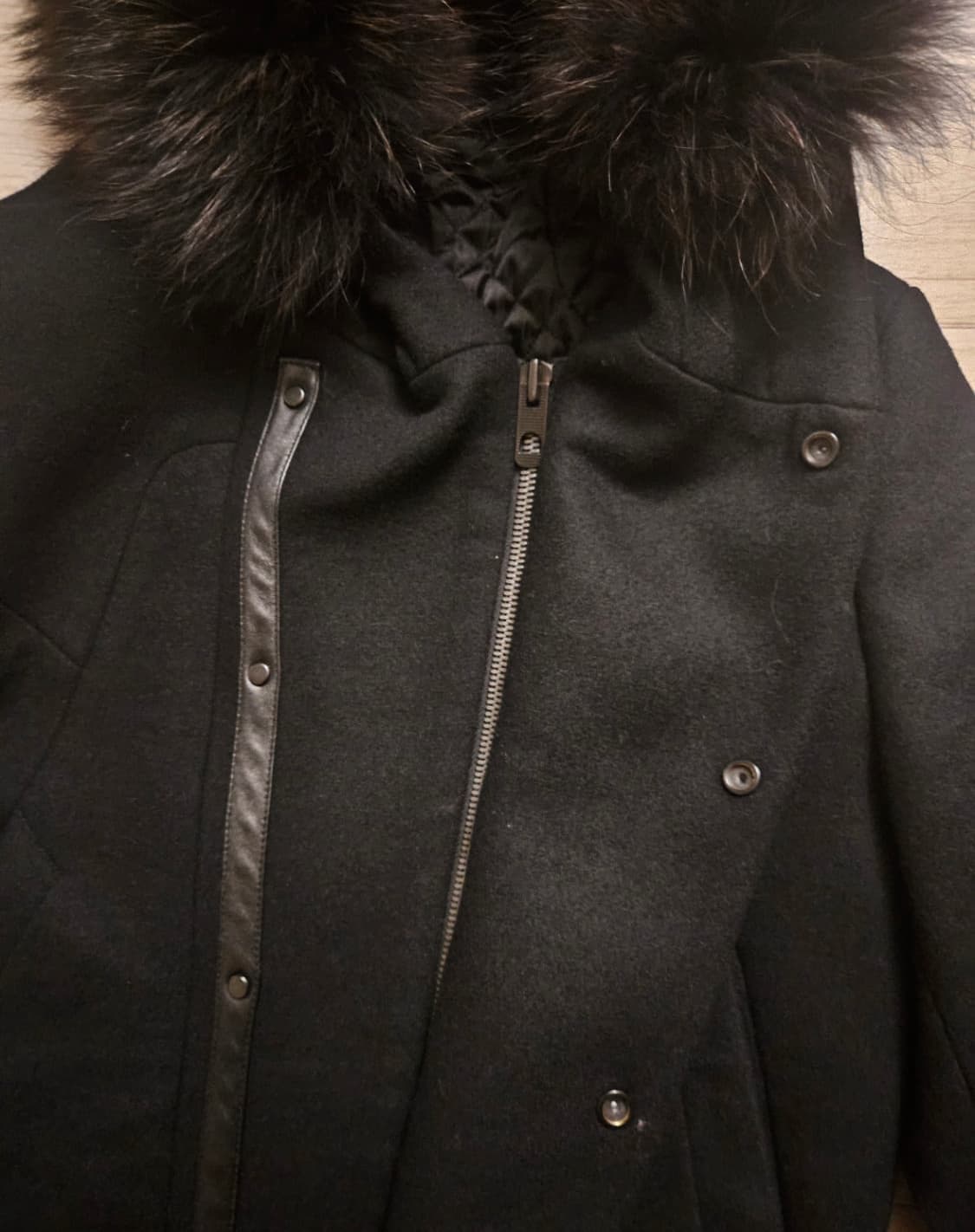 System Raccoon Fur Coat 상품이미지4