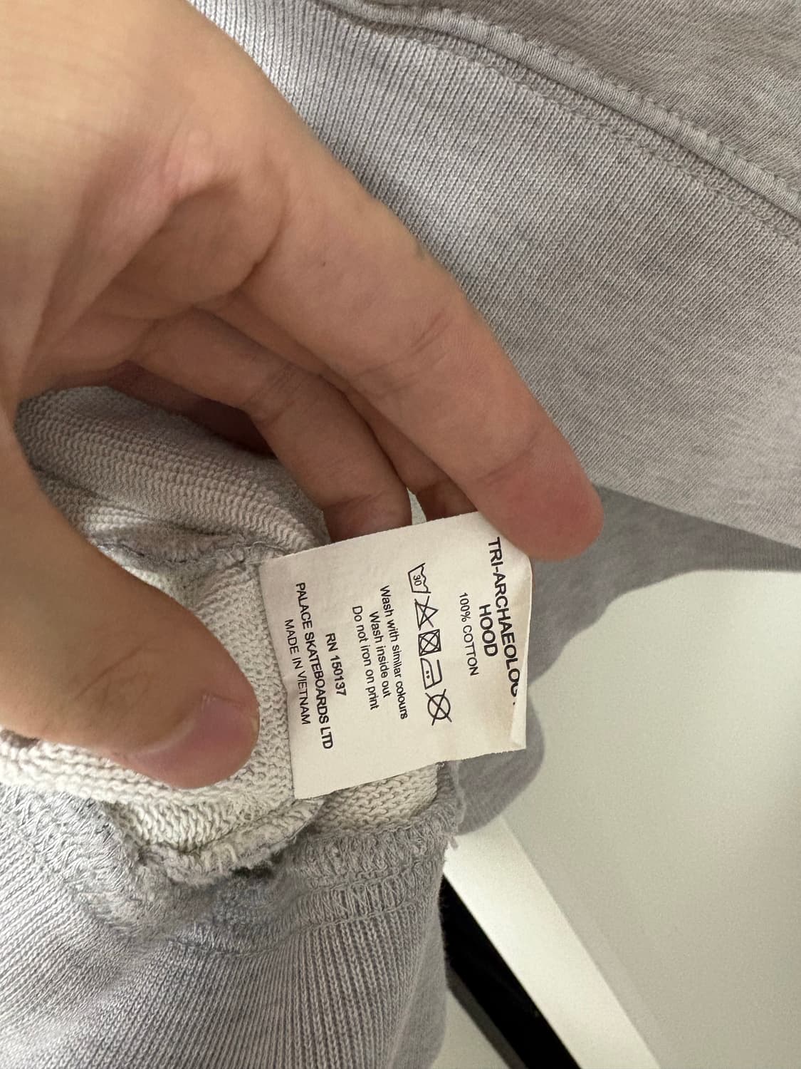 XL) 팔라스 tri-archaeology 트라이아키올로지 후드티 그레이 상품이미지3