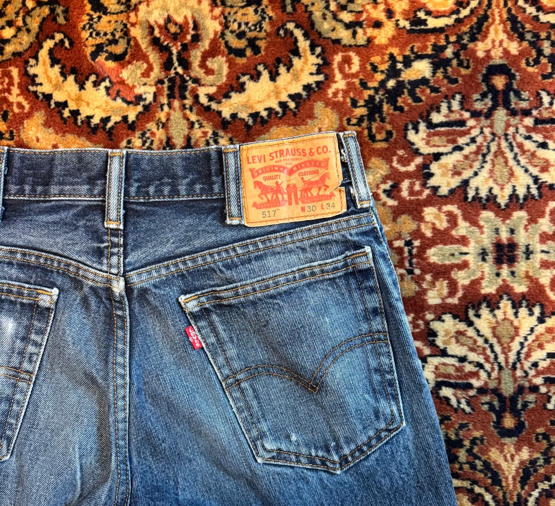 빈티지 리바이스 부츠컷 데님 517 "30" (437) 상품이미지3
