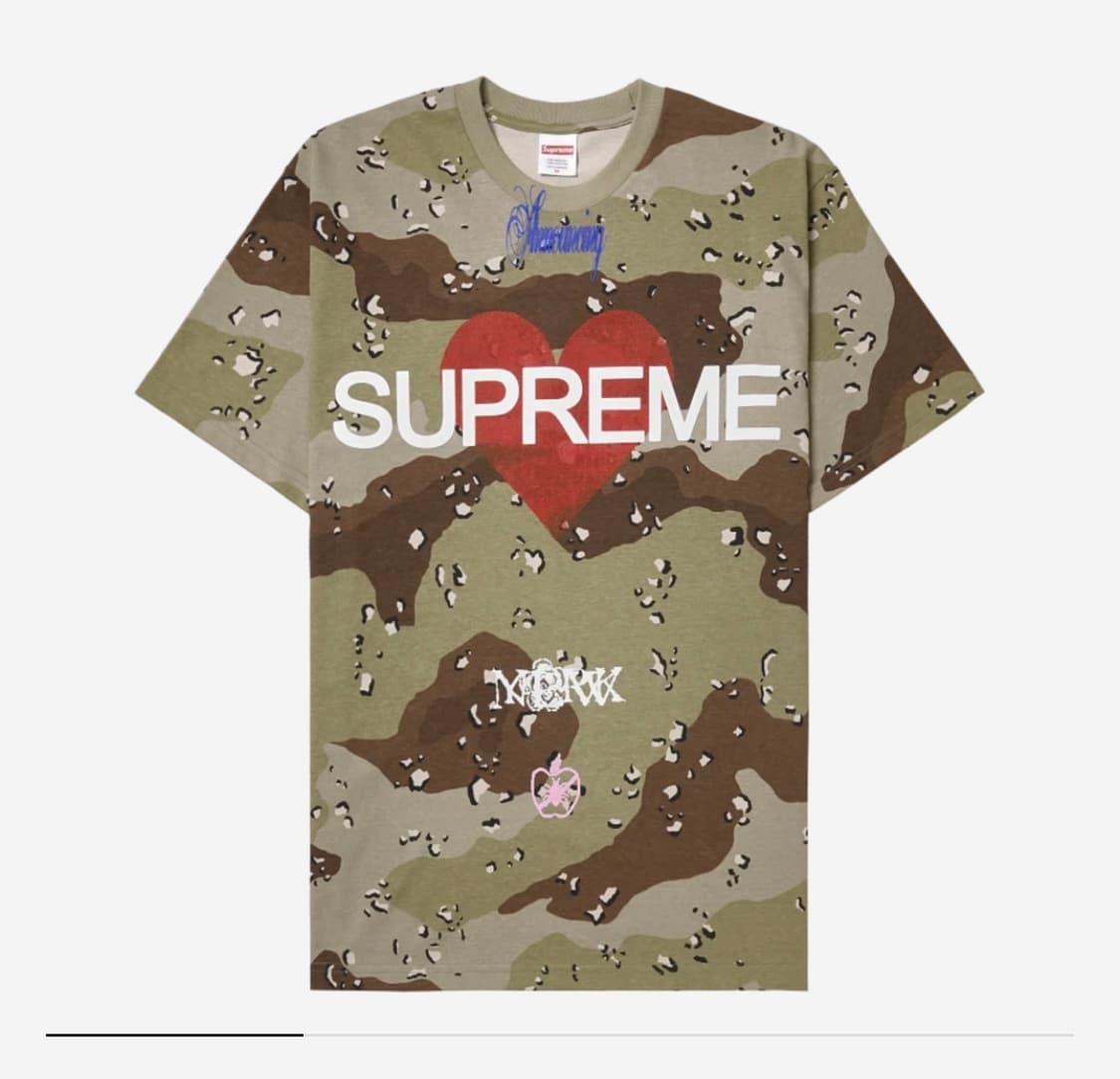 슈프림 Supreme 어나운싱 티셔츠 초콜렛칩카모 25SS M 상품이미지1