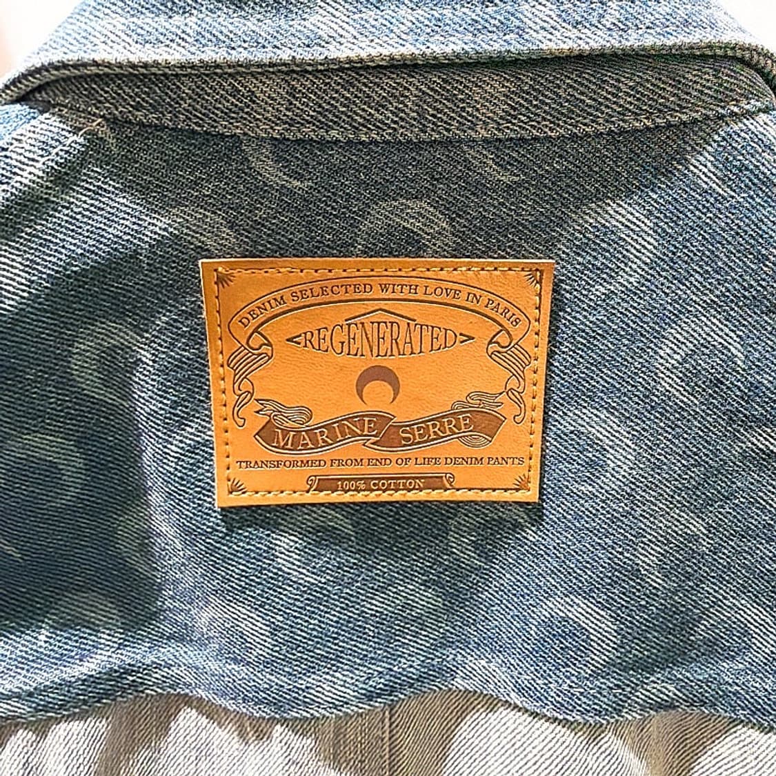 (정품/새상품) 마린 세르 여성 데님 크레센트 집업 코트 상품이미지5