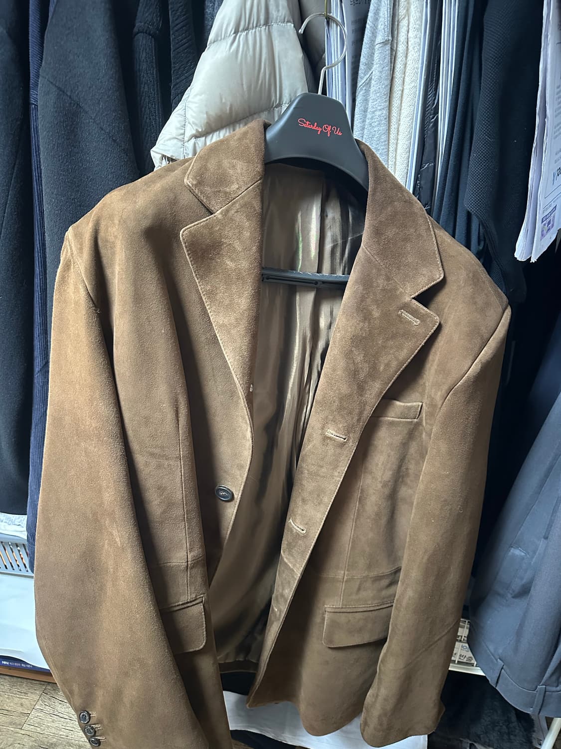 Stu 스웨이드 자켓 L 상품이미지1