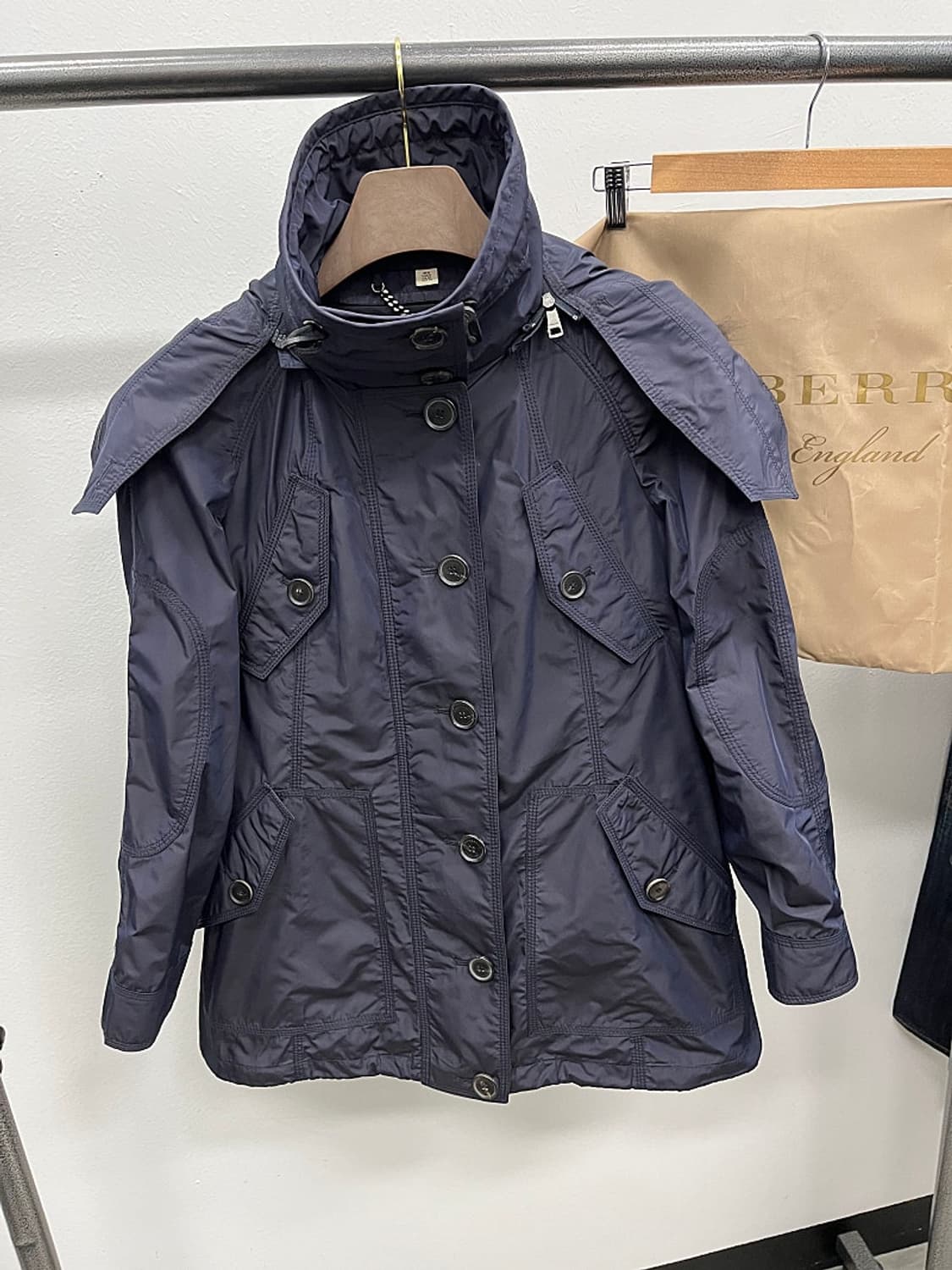 여) 버버리 폭스퍼 야상 사파리 상품이미지2