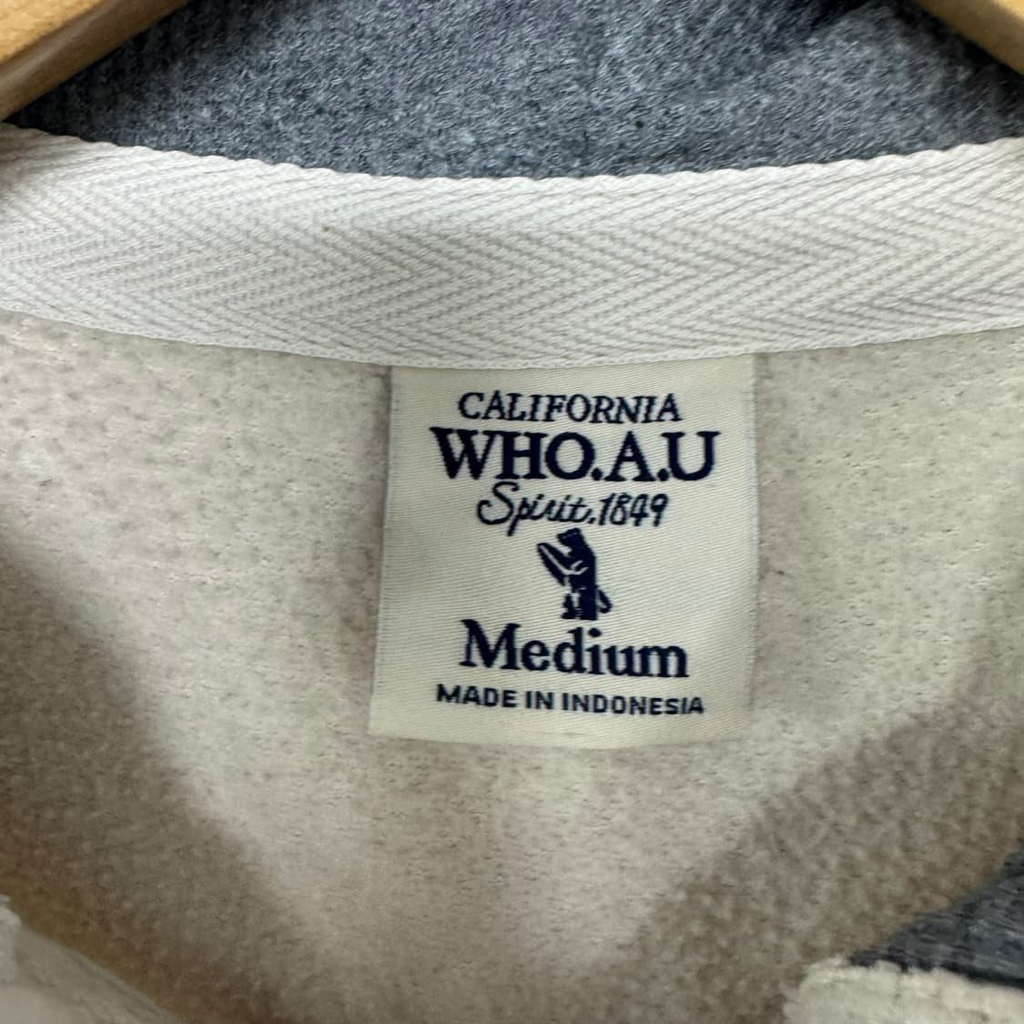 후아유 로고 후드집업 상품이미지3