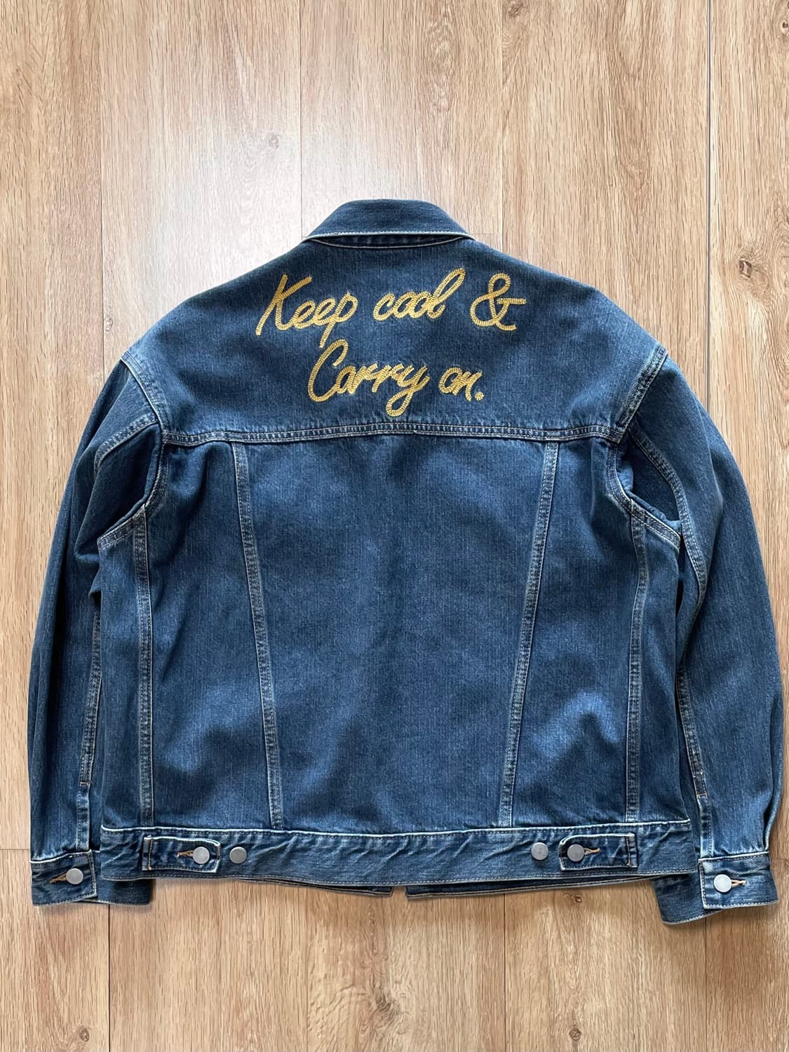 택포) 스누피 (피넛츠 The Peanuts) 데님 트러커 자켓 상품이미지1