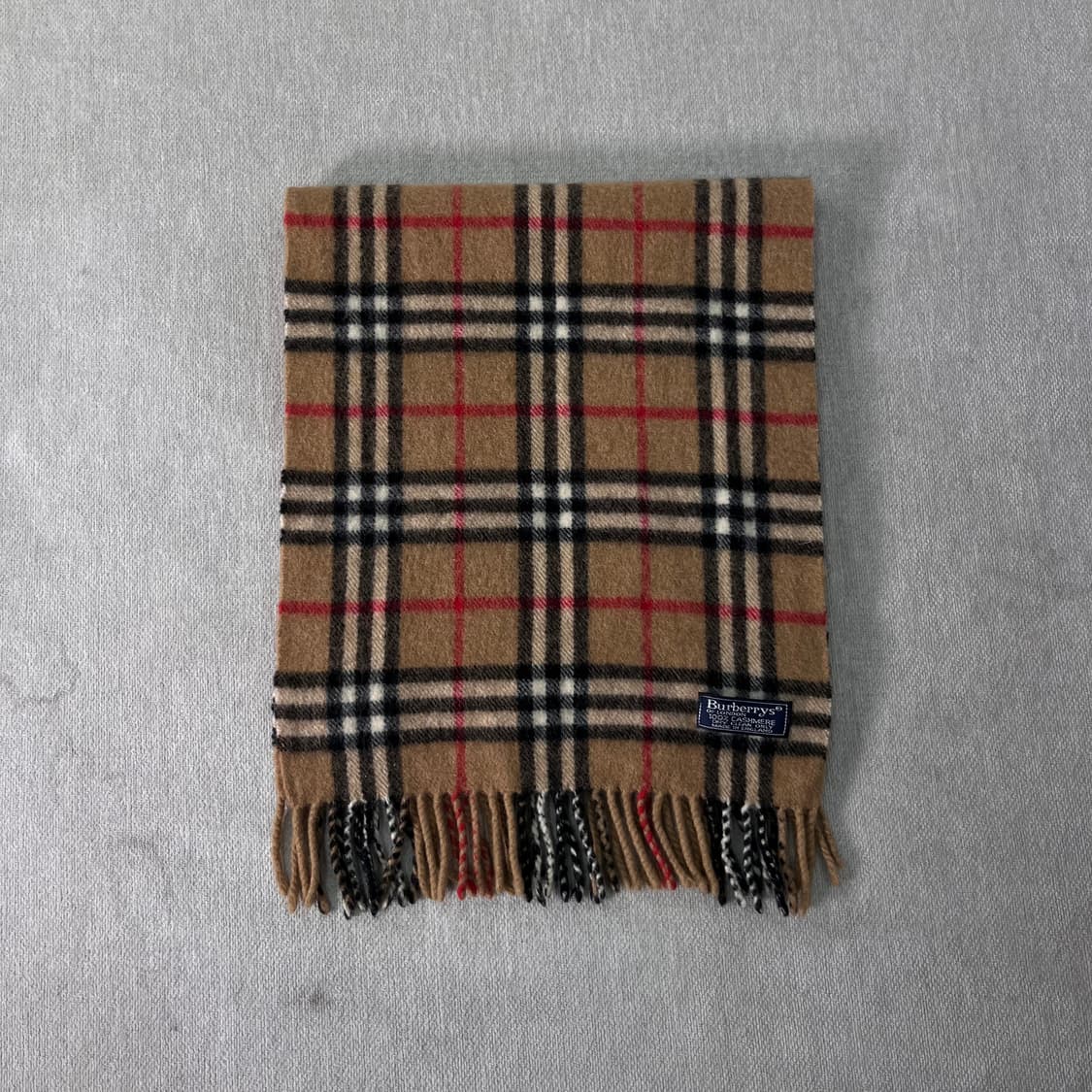 버버리 노바체크 캐시미어 베이지 머플러 상품이미지2