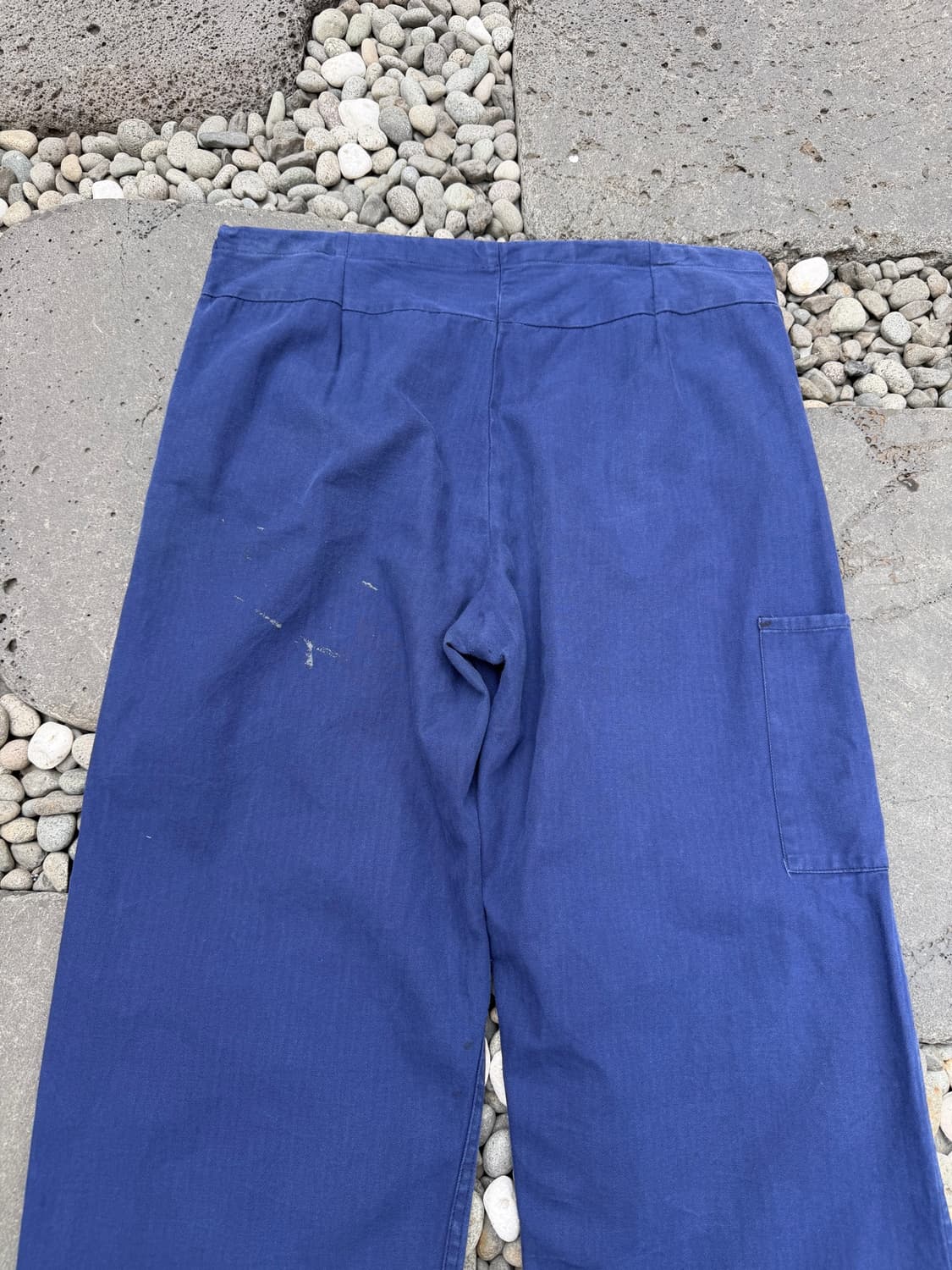 80s GERMAN INK STAINED HBT 헤링본 프렌치워크팬츠 상품이미지9