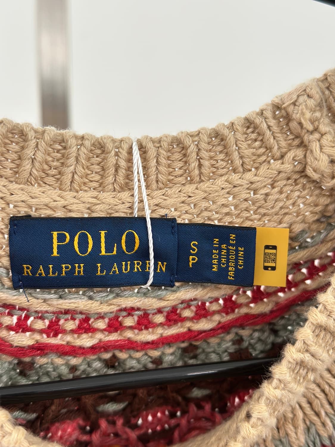 폴로 랄프로렌 에스닉 패턴 반팔 니트  상품이미지6