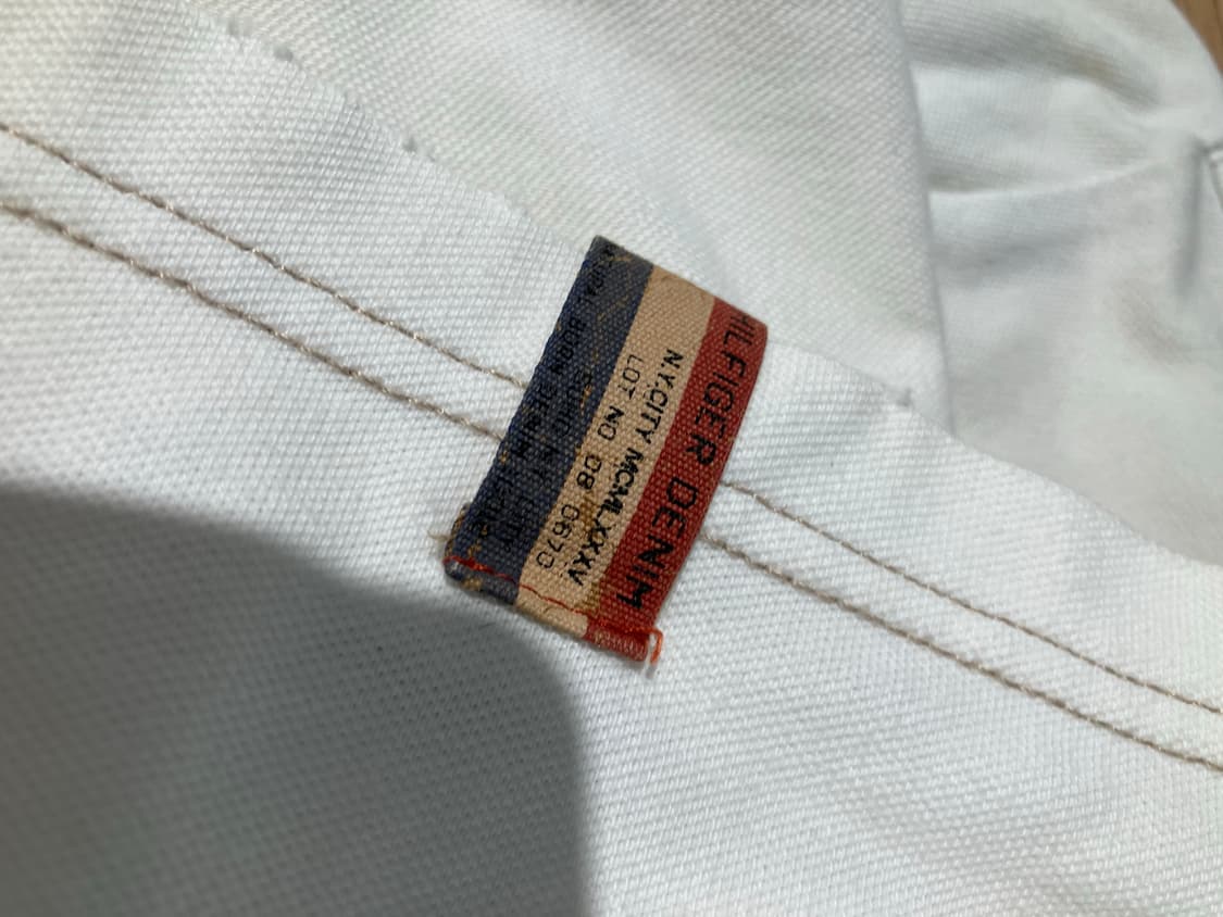 Tommy Hilfiger 79 백패치 퀼팅 카라 반팔 티셔츠 L 상품이미지6