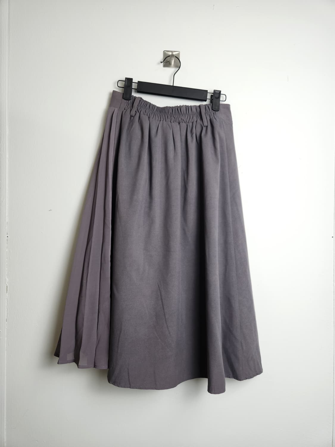 스웨이드 물결 롱 스커트 상품이미지7