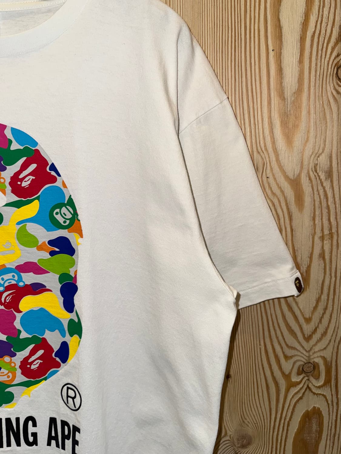 베이프 밀로 ABC 멀티 바이 베이싱 티셔츠 상품이미지3