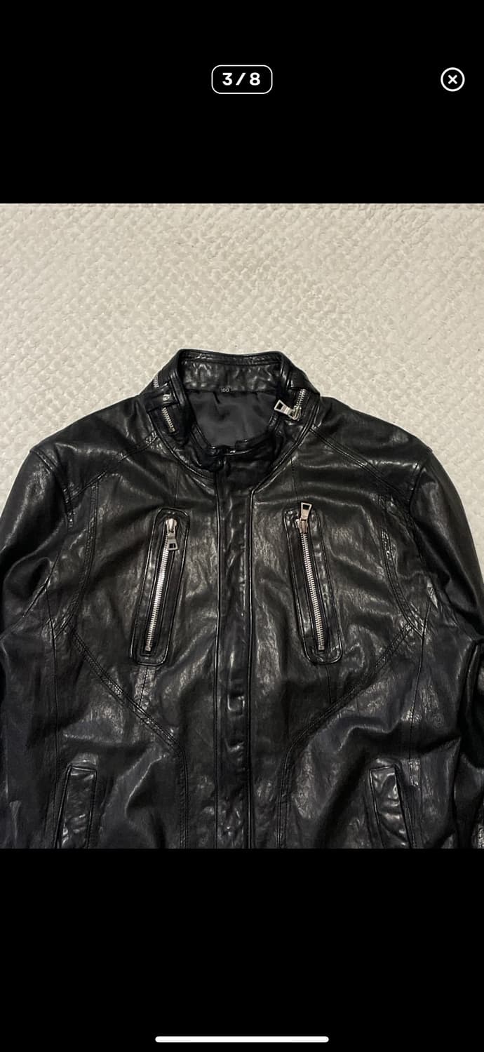 이태리 램스킨 가죽자켓 L 상품이미지3