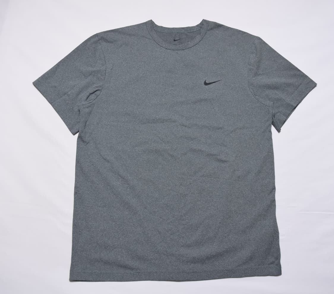 나이키 하이버스 Dri-FIT UV 헤더 그레이 반팔 티셔츠 L 상품이미지2