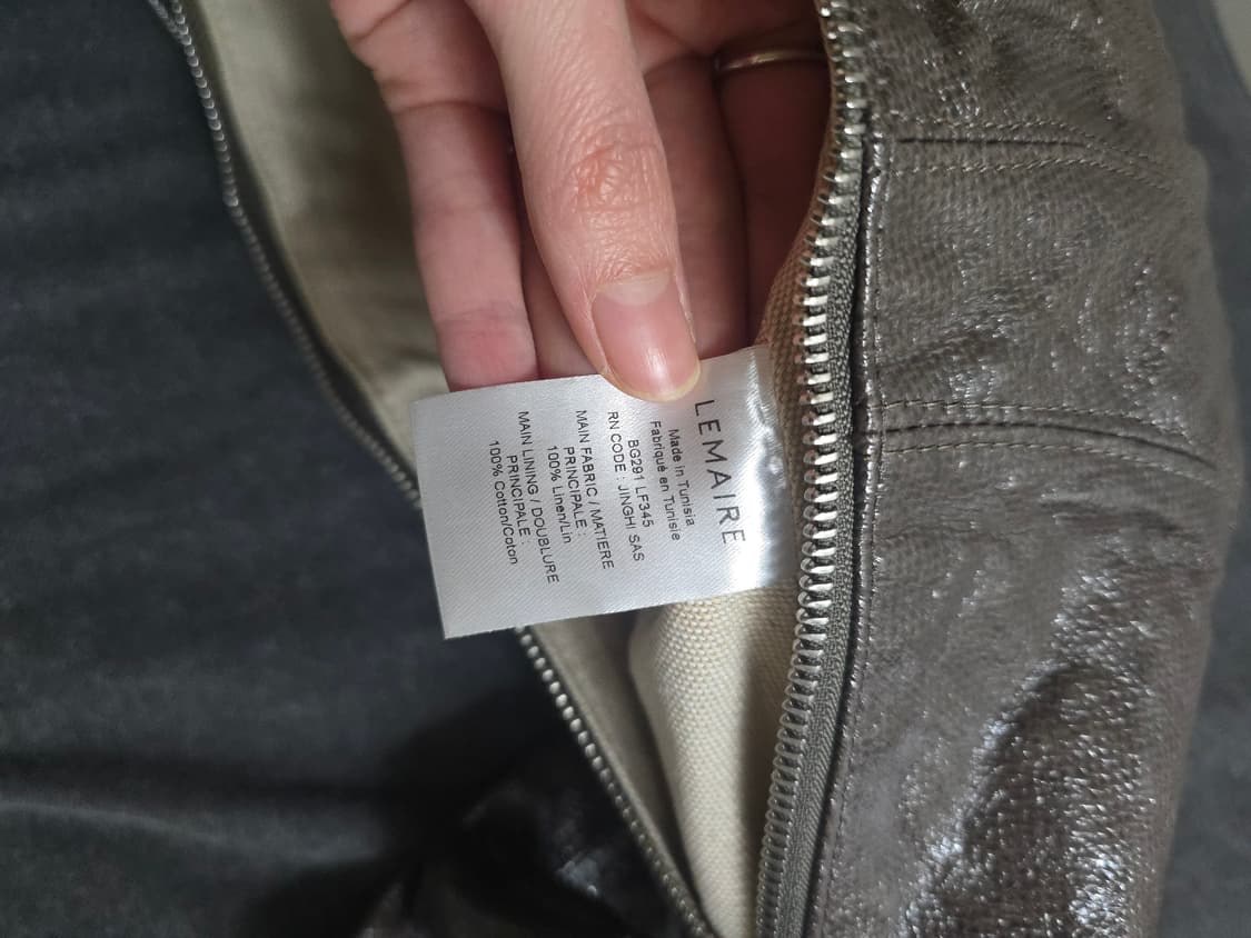 르메르 크루아상 코티드린넨 웜그레이 M미듐 상품이미지7