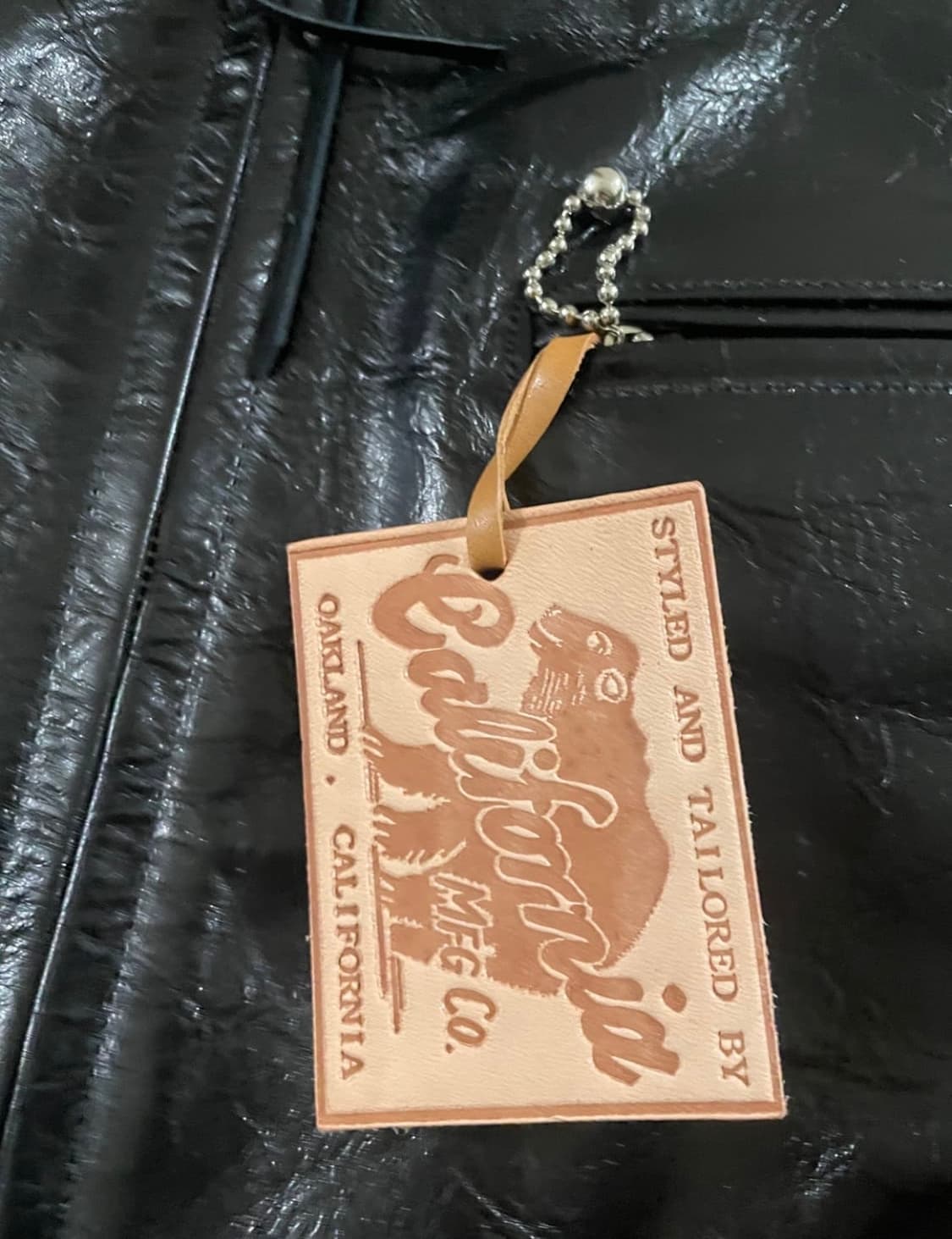 레인보우 컨트리 허큘리스 레더 자켓 블랙 새상품 38 사이즈 오더 상품이미지2