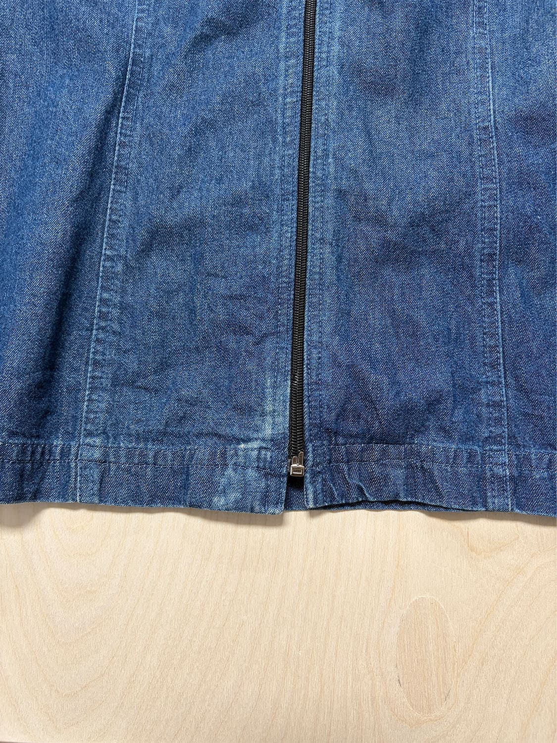 80s USA 빈티지 체크 데님 자켓  상품이미지6