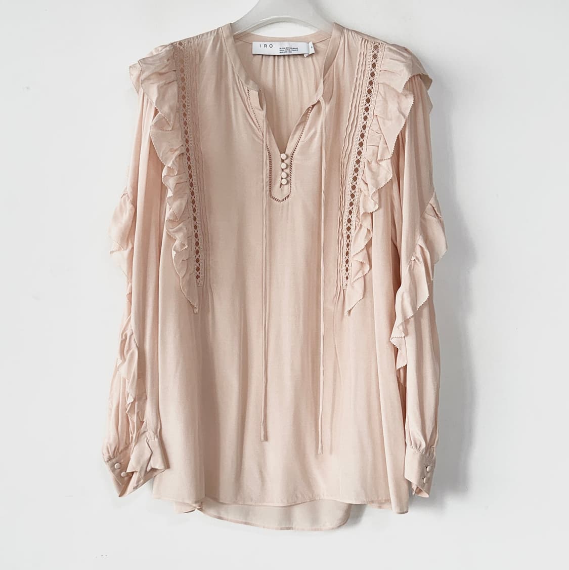 이로 IRO 러플 디테일 블라우스 상품이미지1