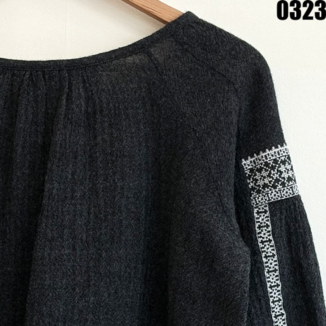 저널 스탠다드 울 자수 블라우스 니트 M 0323 상품이미지9
