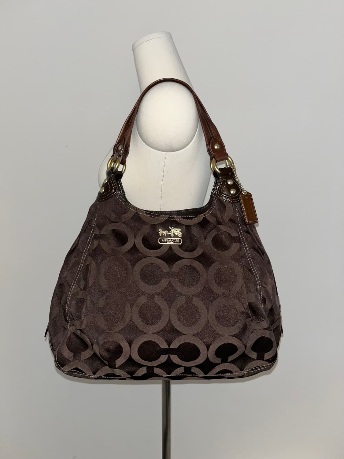 📦90ss Coach Brown shoulder bag 상품이미지1