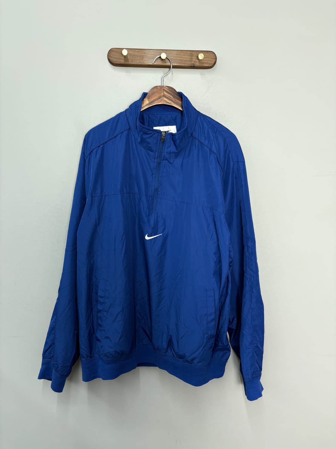 나이키 스우시 아노락 블루 반집업 자켓A3706 상품이미지2