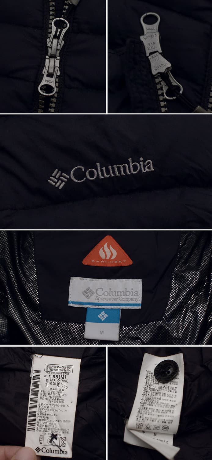 콜럼비아 옴니히트 구스다운 슬림 롱패딩 (M / 90-95) 상품이미지10