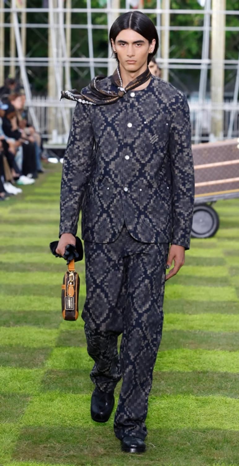 (30) 루이비통 스네이크 다미에 스케이트팬츠 상품이미지1