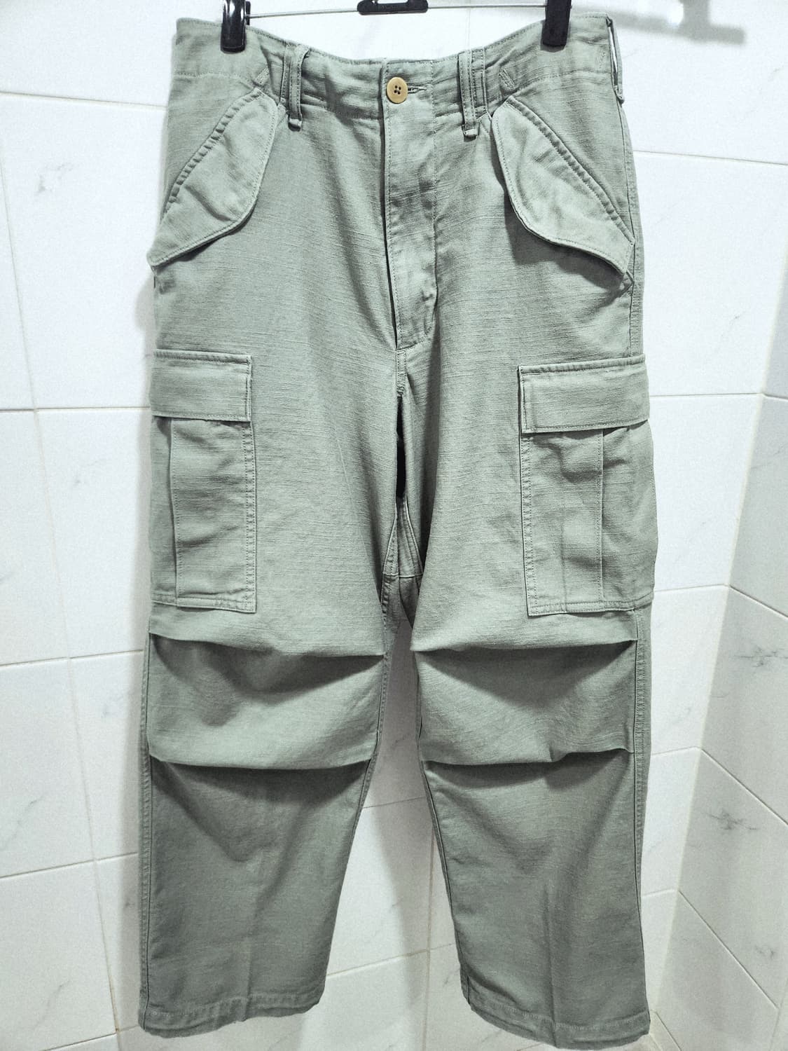 카키스 필드 카고 팬츠 세이지 S 상품이미지3