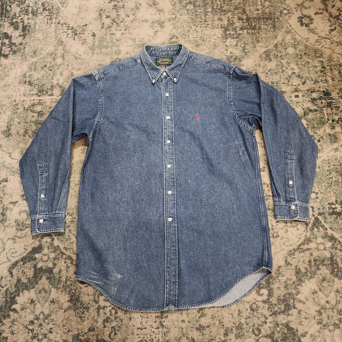 80s 제작 RRL전신 POLO COUNTRY 데님셔츠 상품이미지1
