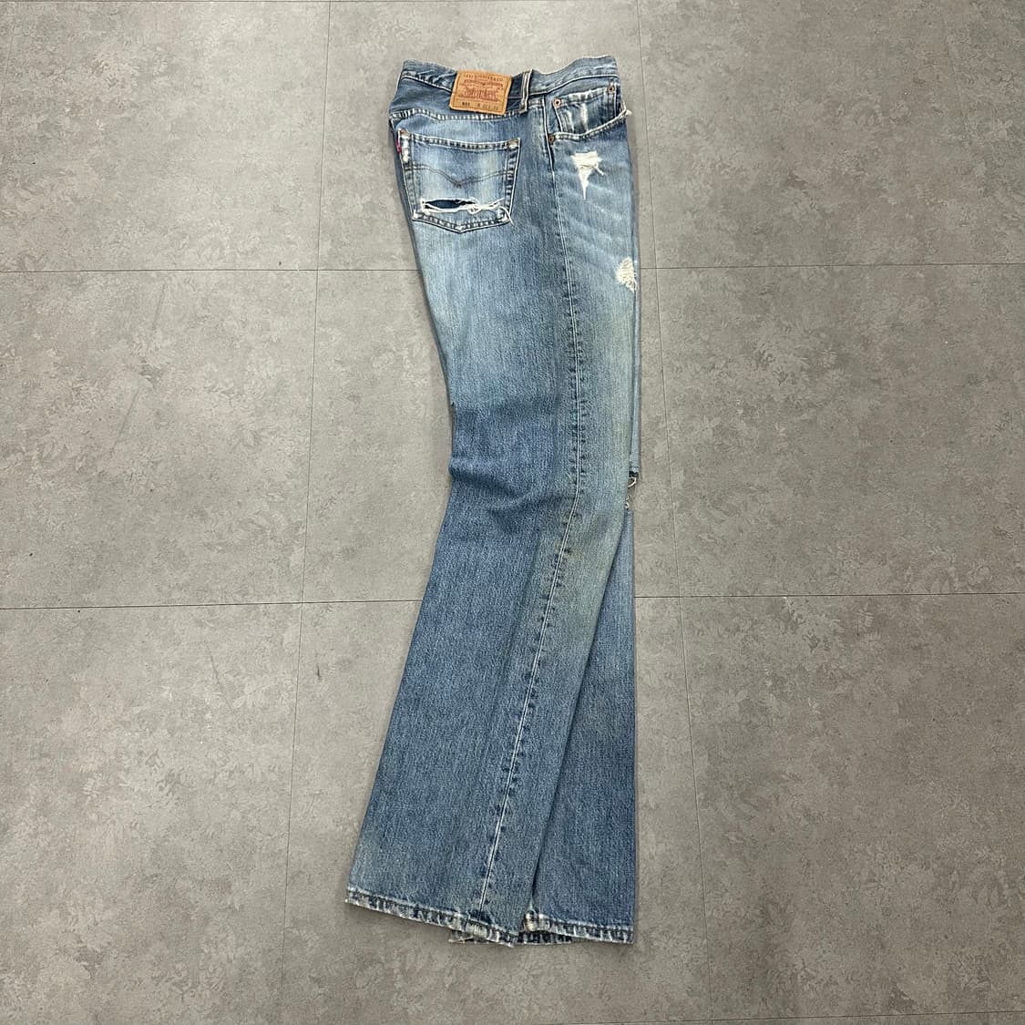 32 리바이스 501 남자 디스트로이드 워싱 데님 청바지 상품이미지1