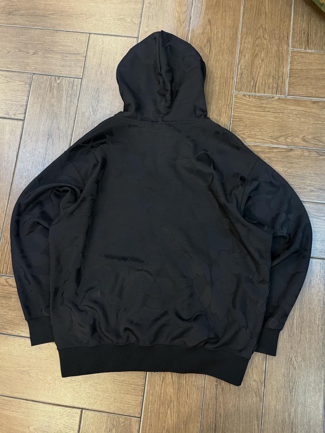 Bape Black Camouflage Two way Hood Zip 상품이미지8