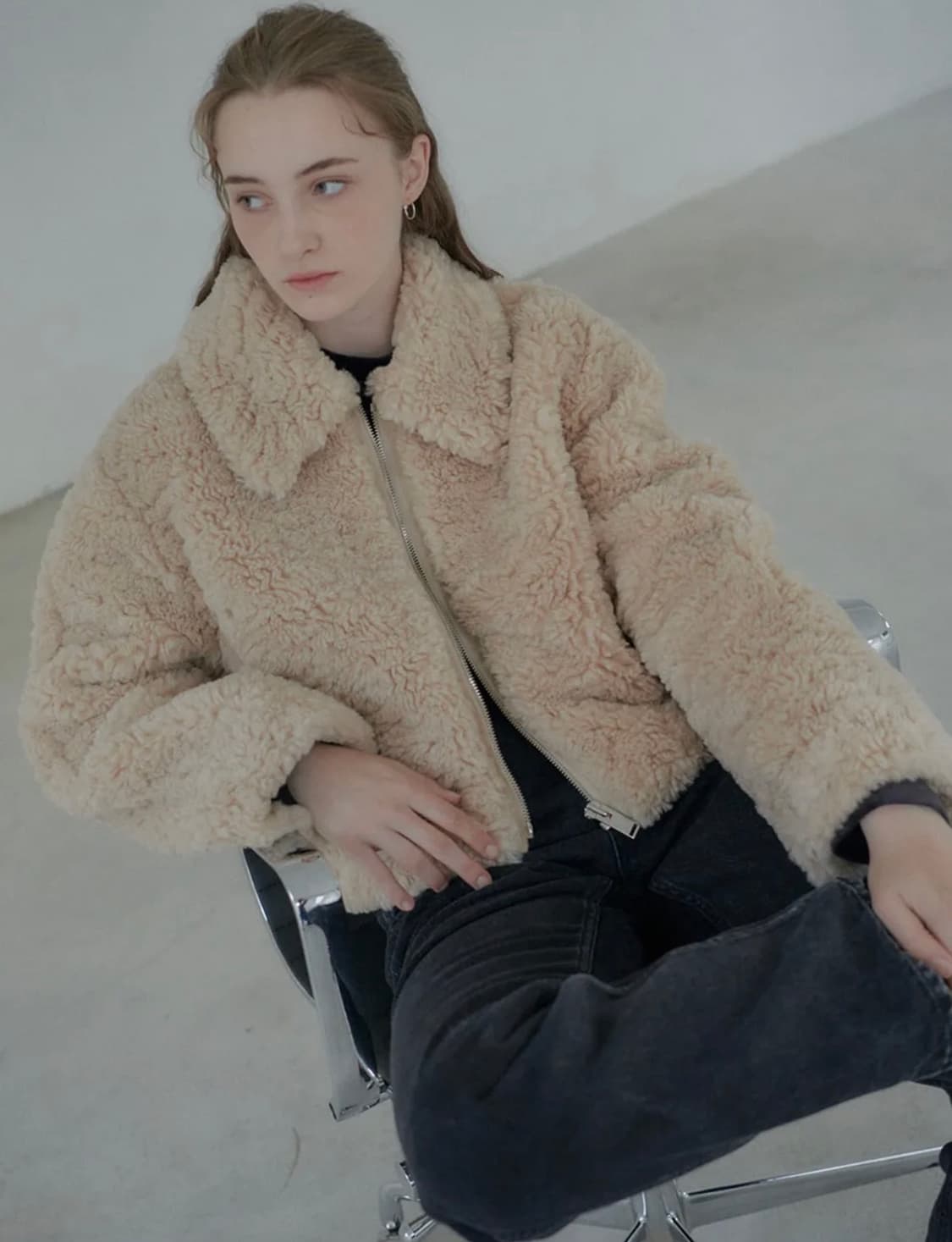 루에브르 페이크퍼 자켓 상품이미지3