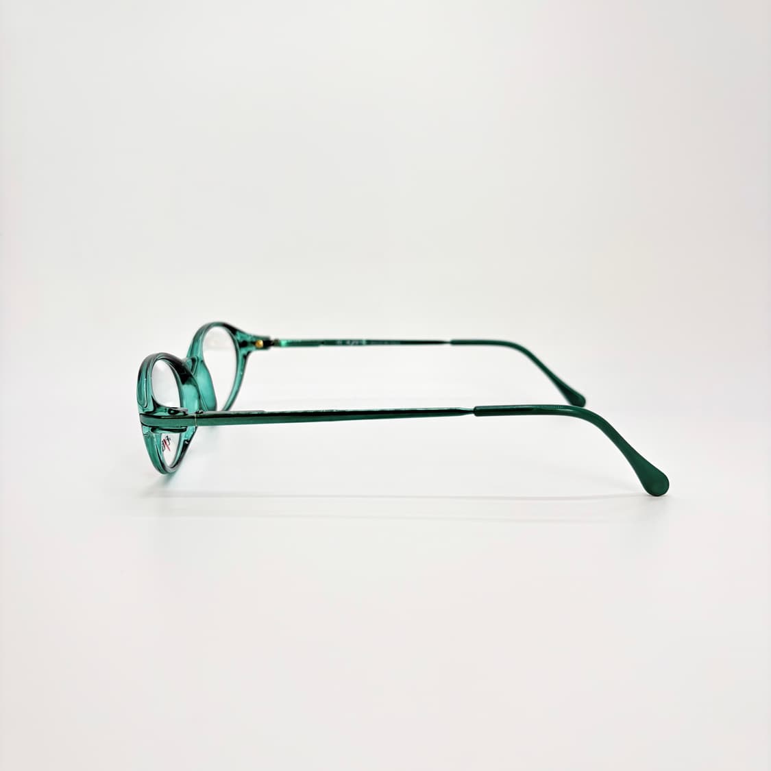 EXESS 그린 오벌형 콤비테 빈티지안경 상품이미지4