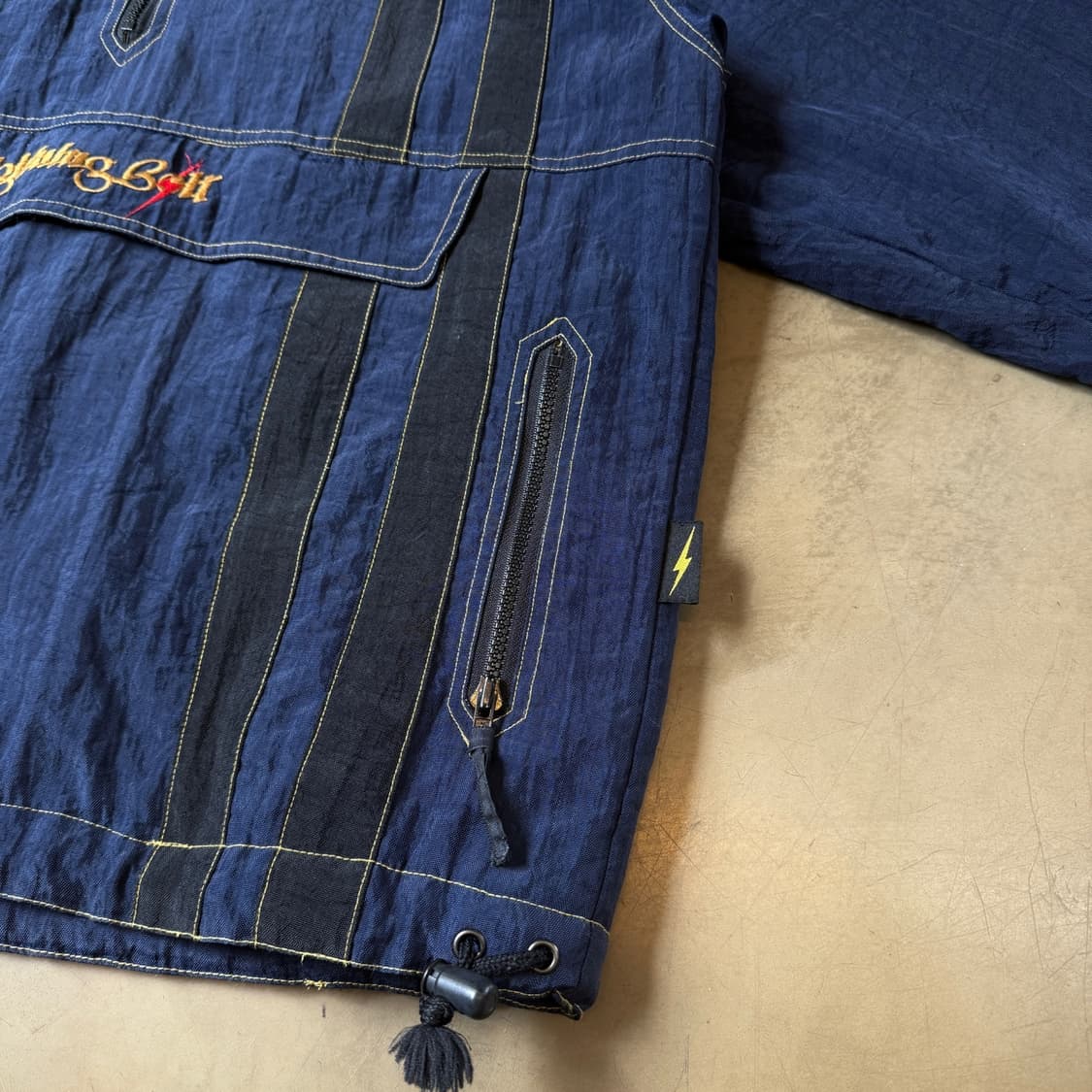 L~XL 90S 라이트닝 볼트 나일론 아노락 상품이미지3