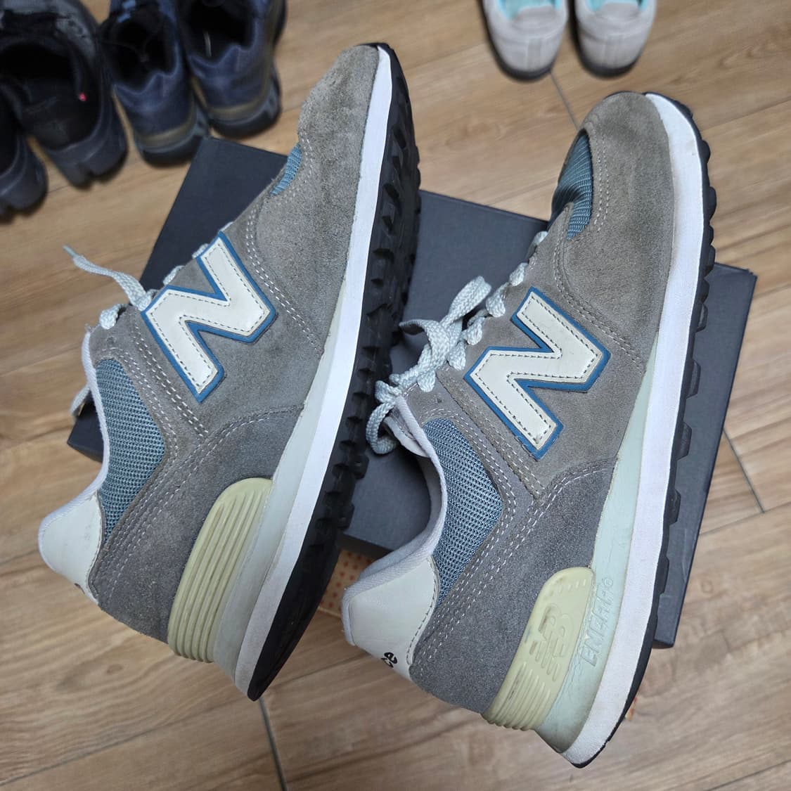 255 뉴발란스 574 그레이 블루 / 574BA2 운동화 상품이미지3