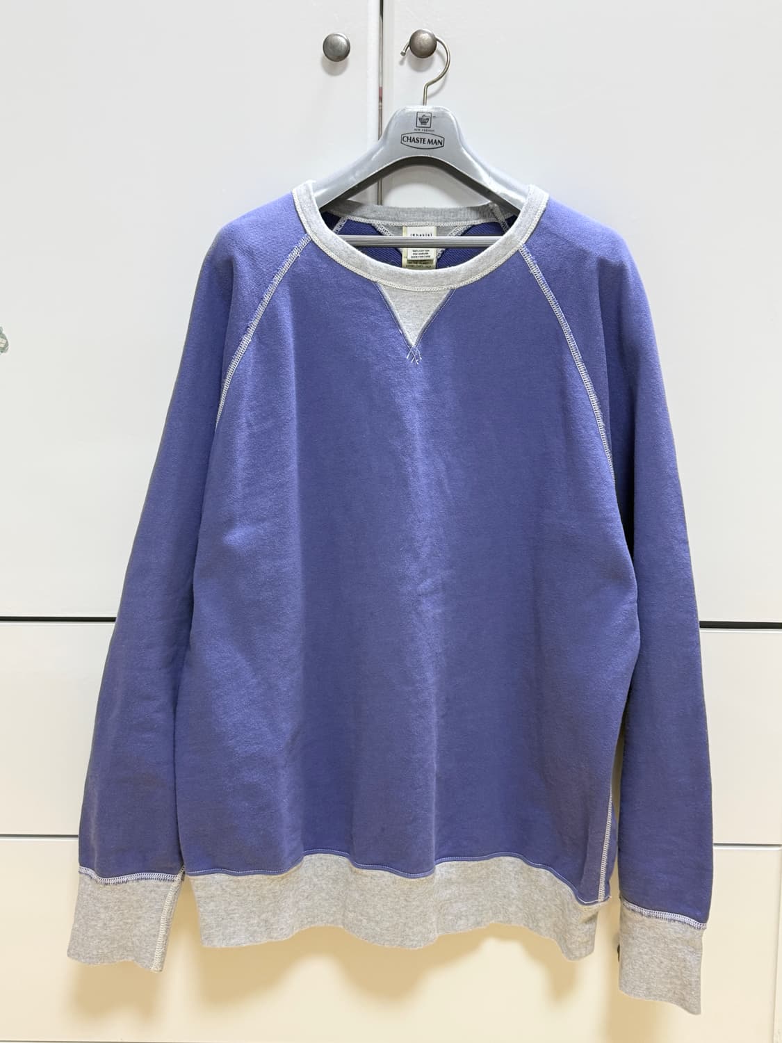 카키스 Khakis 아카이브 크루넥 퍼플 4사이즈 상품이미지2