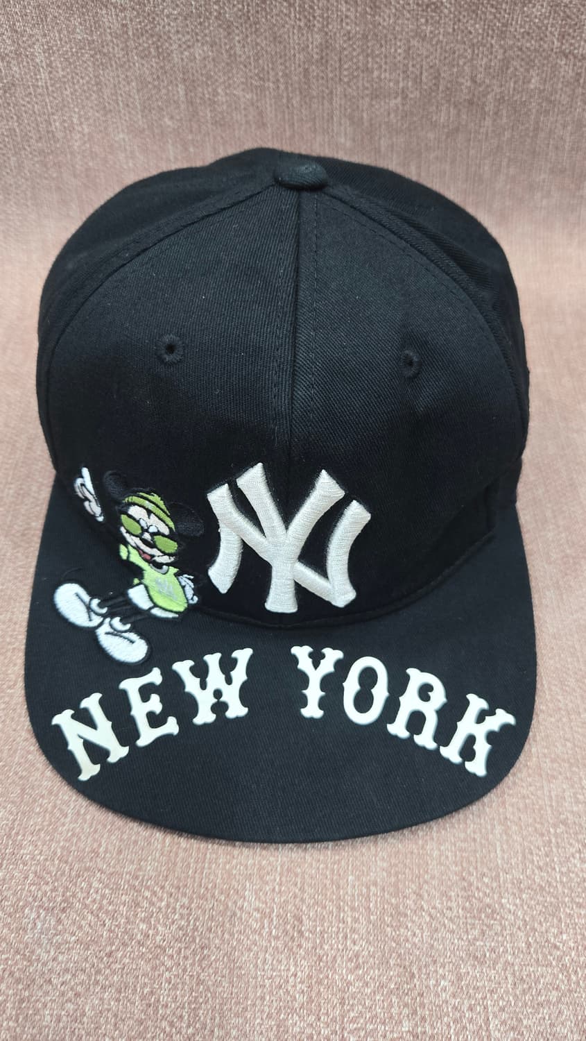 뉴욕 양키스 미키마우스 블랙 스냅백 모자 상품이미지1