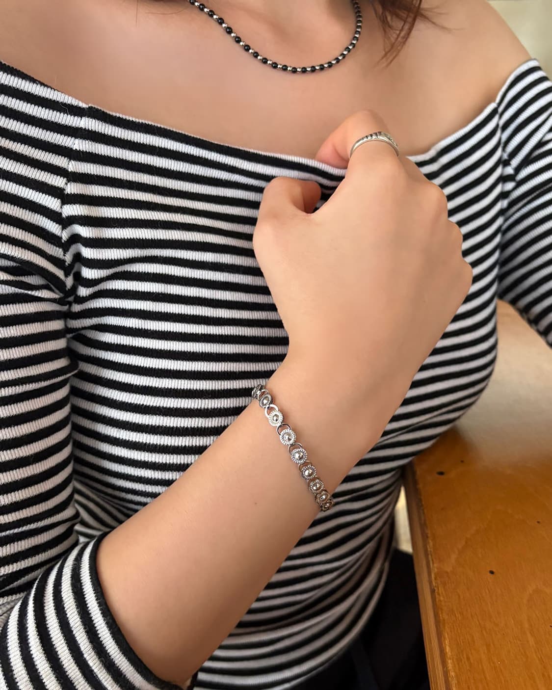 썬플라워 체인 팔찌 상품이미지3